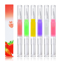 Stylo à Huile pour Cuticules Nail Art Fleur, Naturel, Adoucissant, Hydratant, Anti-Peau Morte, Emballage Boîte, 2ml, Vente en Gros