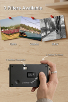 Kamera Digital Retro Tanpa Layar Hemat Biaya dengan Flash Terintegrasi 8MP, Fokus Tetap, Kualitas Gambar Retro