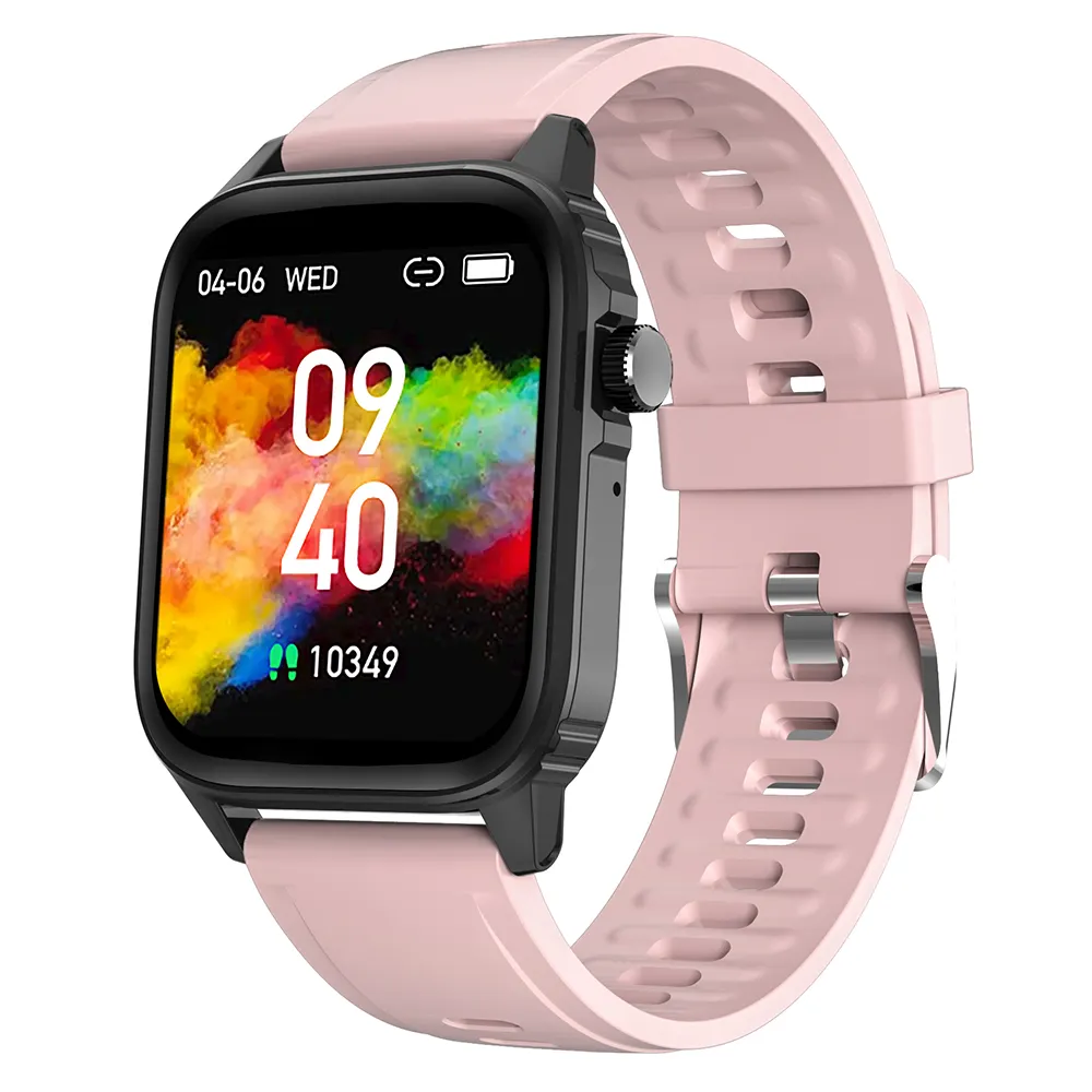 Toptan yuvarlak akıllı saat A30 Hd büyük ekran kan basıncı monitörü su geçirmez giyilebilir cihazlar erkekler kadınlar için Smartwatch