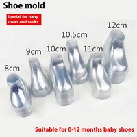 Vente en gros de chaussettes pour bébé en plastique transparent PVC moule pour chaussures en laine civière modèle pour bébé chaussettes de 1mm d'épaisseur fabricant ponctuel