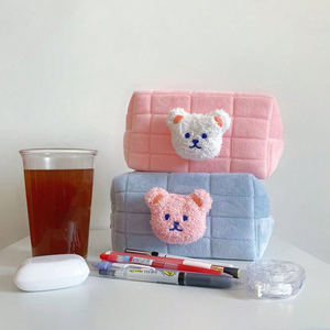 Mitong YT136 Wickeltasche Baby Windel-Organizer Faltbarer Samtstoff Baumwollseil-Tragetasche Bären-Windel-Aufbewahrungskorb - Product Image 2