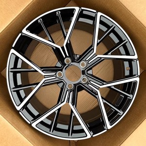 Nuevas Llantas de Aleación de Aluminio Forjadas a Medida de 18/19/20/21/22 Pulgadas, Diseño Cóncavo Profundo de Dos Piezas, Acabado Negro, Diseño Multirradio - Product Image 5