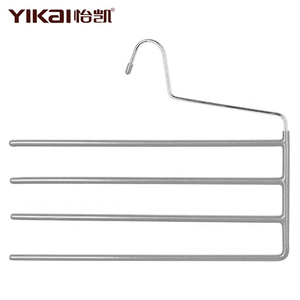 Ouvert Gain de place <span class=keywords><strong>Cintre</strong></span> <span class=keywords><strong>Pantalon</strong></span> Enduit de PVC En Métal À 4 Niveaux <span class=keywords><strong>multi</strong></span> <span class=keywords><strong>pantalon</strong></span> <span class=keywords><strong>Cintre</strong></span> - Product Image 3