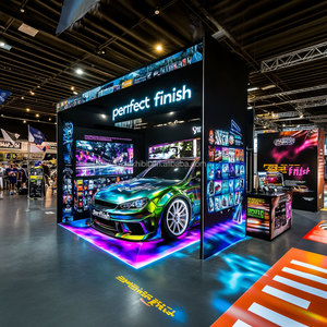 Car <span class=keywords><strong>Expo</strong></span> Display Custom Trade Show Stands d'exposition modulaires rétroéclairés par LED <span class=keywords><strong>Stand</strong></span> d'exposition Design Fair <span class=keywords><strong>Stand</strong></span> for SEMA Show - Product Image 2