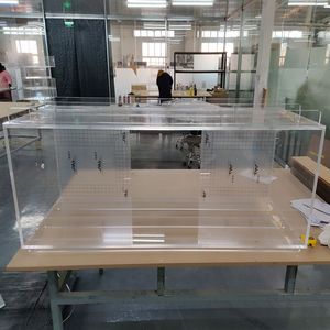 Caja de Observación de Acrílico Transparente para Uso Industrial, Tanque de Agua Rectangular de Vidrio Orgánico Grande, Personalizable - Product Image 2