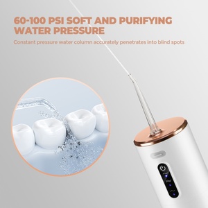 Hydropulseur dentaire sans fil portable électrique étanche rechargeable par USB - Product Image 3