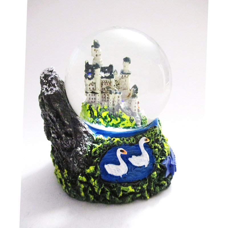 Magnete Frigorifero 3D A Forma Di Cuore - Castello Di Neuschwanstein, Baviera - Souvenir Di Viaggio In Resina - 4