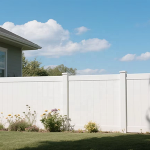 Alta qualità 6 piedi di recinzione in PVC bianco resistente all'usura pannelli decorativi per la Privacy da esterno protezione UV giardino barriera - Product Image 5