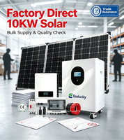 Système de stockage de batterie LiFePO4 solaire 6 kW 10 kW 12 kW 15 kVA 20 kW, système d'énergie solaire hybride pour la maison