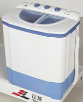 Mini lave-linge semi-automatique de haute qualité avec sécheuse, capacité de lavage de 6,0 kg