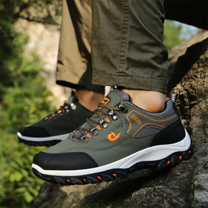 Zapatos de Senderismo para Hombre, Talla Grande, de Caña Baja, con Suela de Goma, Tacón Plano, para Actividades al Aire Libre, Trekking, Deportes de Aventura, Primavera y Otoño - Product Image 4