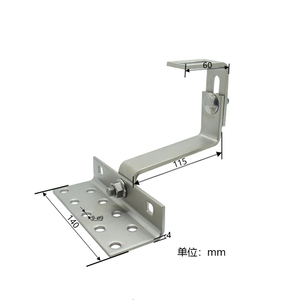 SOEASY <span class=keywords><strong>Crochet</strong></span> de fixation solaire en acier inoxydable SUS304 pour <span class=keywords><strong>toiture</strong></span>, réglable, installation rapide, universel pour tuiles romaines et plates, support PV pré-assemblé - Product Image 3