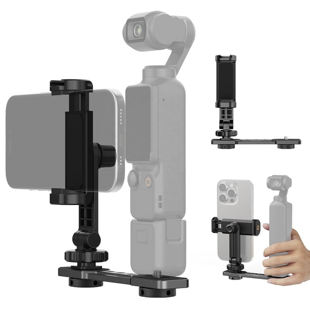 AC021 Phone Holder Mount for DJI Osmo Pocket 3 Cell Phone Mount for Tripod and Extension Rod