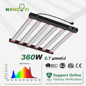 2026 chất lượng tốt nhất LED lm301h 360W phát triển ánh sáng quang phổ đầy đủ dẫn phát triển ánh sáng cao PPE 6 thanh trang trại đèn - Product Image 1