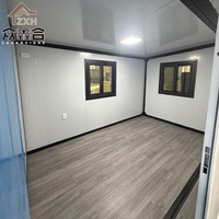 Casa Contenedor Expandible Prefabricada Grande de 40 Pies y 20 Pies de Zhongxinhe con Baño, Garantía de 5 Años, Casa Plegable para Uso como Cochera