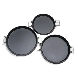 New Stock Arrival Portable Cast Iron Pan Pre-seasoned Skillet Cookware With Metal Handle