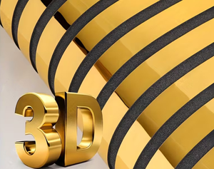 ورق جدران معدني من البي في سي رائج لعام <span class=keywords><strong>2026</strong></span>، خلفية جدارية ذاتية اللصق بتصميم شبكي ثلاثي الأبعاد سميك لغرفة المعيشة وغرفة النوم - Product Image 2