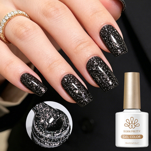 Esmalte de <span class=keywords><strong>Uñas</strong></span> en Gel con Brillo Reflectante BORN PRETTY, 6 <span class=keywords><strong>Colores</strong></span>: Rojo, Rosa, Dorado, Plateado, con Destellos de Diamante Holográfico - Product Image 5