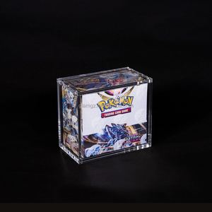 Protection UV 6MM Couvercle Coulissant Magnétique 1999 Vente en Gros Protecteur Japonais 1ère Édition Anglais Acrylique Cas Pokémon Booster Boîte - Product Image 5
