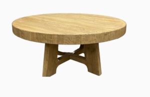 โต๊ะกาแฟไม้จริง ดีไซน์มินิมอล โต๊ะกลางสำหรับห้องนั่งเล่น เฟอร์นิเจอร์ตกแต่งบ้านทันสมัย - Product Image 5