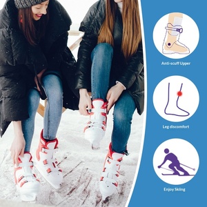 Protège-tibias <span class=keywords><strong>de</strong></span> <span class=keywords><strong>ski</strong></span> réutilisables en gel pour bottes <span class=keywords><strong>de</strong></span> <span class=keywords><strong>ski</strong></span>, pour réduire la pression sur les doublures des bottes - Product Image 2