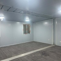 Vente en gros de maisons conteneurs extensibles de luxe 20FT 40FT, villas préfabriquées avec 1, 2 ou 3 chambres, appartements en acier