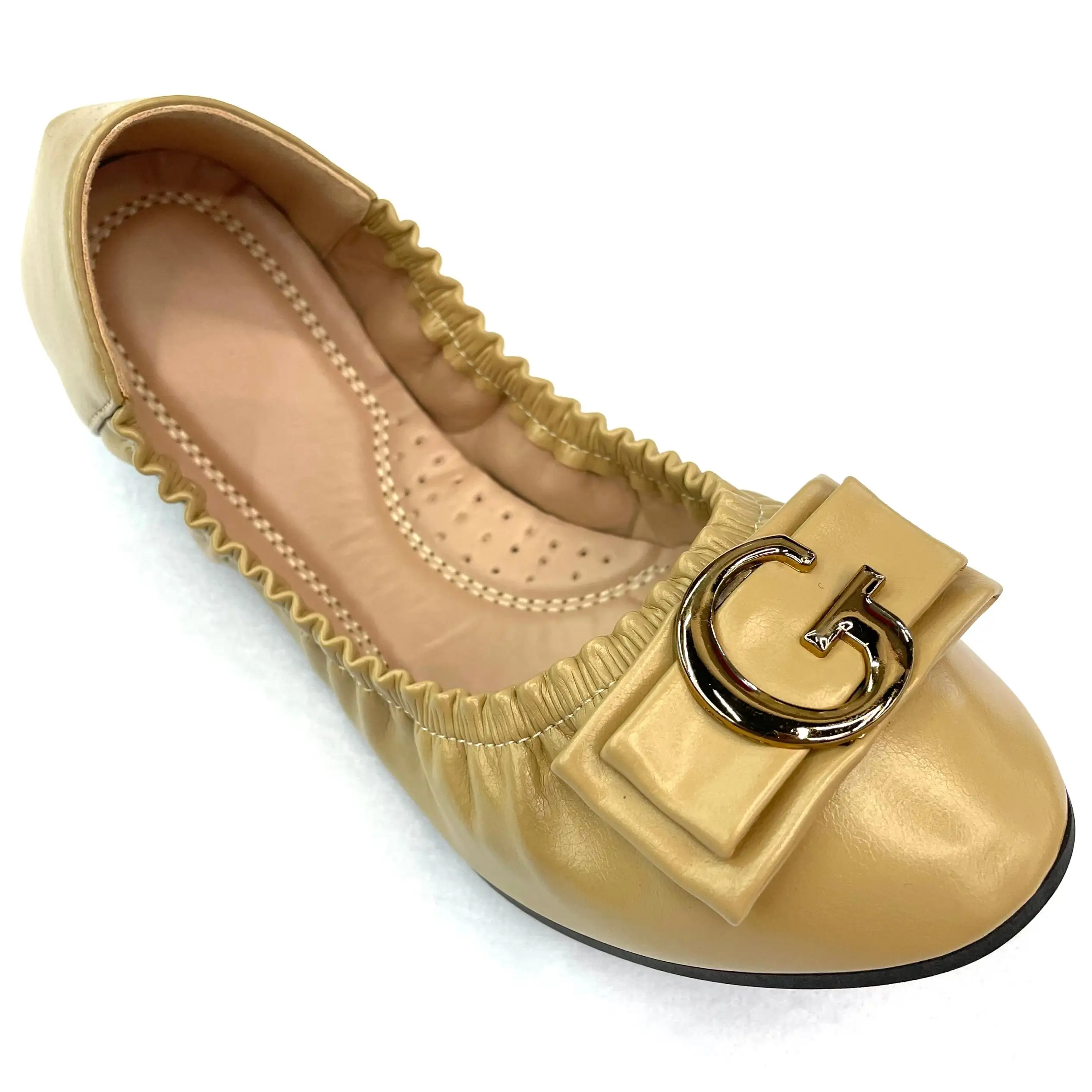 플랫 Ballrina 신발 기본 패브릭 저렴한 패션 소프트 깔창 탄성 활 상단 인기 인쇄 2021 여성 댄스 캐주얼 신발