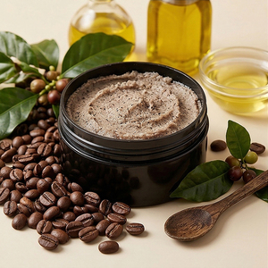 Y619 Yoko Gold Coffee Salt <b>Scrub</b> Shower Bath 240g. Enriched Vitamins and Skin Nutrients Need for Gorgeously Smooth Skin - Product Image 3