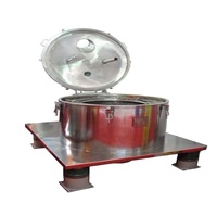 Extracteur de solvant de grande capacité Séparateur de solides liquides Filtre Machine centrifuge à éthanol Centrifugeuse à plaque plate