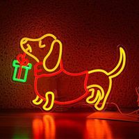Vente en gros de néons personnalisés en forme d'animaux, alimentés par USB, barre lumineuse LED murale et décoration intérieure