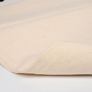 Sac à linge en coton naturel avec cordon de serrage, pochette de rangement en toile lavable, sac écologique avec logo personnalisé pour vêtements, hôtel, voyage - Product Image 5
