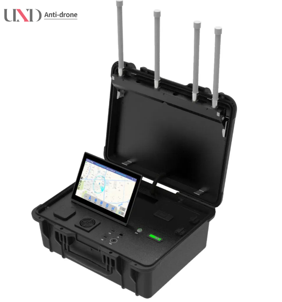 10KM Range DJI UAV/Drone Signal Detector RF Sensing Protocol Cracking for 5 Drone Swarm Security Protection