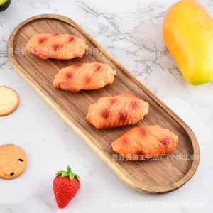 Japanese Style Wooden <b>Tray</b> Oval Rectangular Round Acacia Wood Serving Plate For Snack Fruit Afternoon Tea Elegant Design - Product Image 3