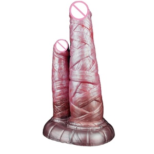 FAAK New Color Adult <b>Dildo</b> Rubber Vagina Sex Toy Silicone Penis Fantasy Double Head Anal <b>Dildo</b> for Women Gay - Product Image 1