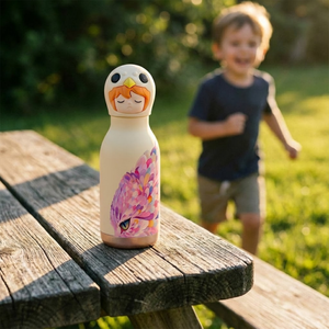 Bouteille isotherme double paroi en gros pour enfants, motif animal 3D mignon, garde au chaud et au froid 12 heures - Product Image 4