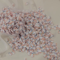 Tranches de pâte à modeler Licorne Arc-en-ciel de dessin animé, confettis en argile pour loisirs créatifs, garnitures pour nail art, shaker, slime, globe à neige et gobelets