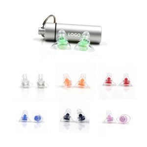 Wieder verwendbare Filter-Ohr stöpsel Weiche Gehörschutz-Ohr stöpsel für Schlaf, Musik, Festivals, Partys, Arbeit, Studium, laute Veranstaltungen - Product Image 2