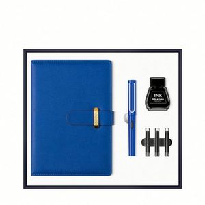Wholesale High Quality Custom Promotional Notebooks Corporate Business <b>Gift</b> <b>Set</b> With Customized Logo A5 Pu Hardcover Notebooks - Product Image 4