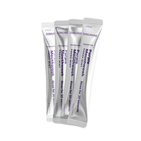 Bandes buccales jetables violettes pour le blanchiment des dents, sans alcool, menthe fraîche, soin des gencives, rince-bouche de voyage