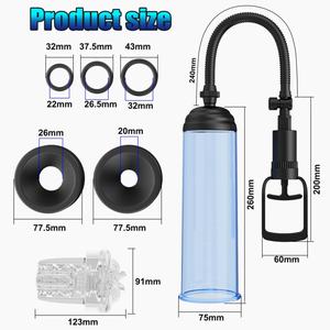 Austauschbare <span class=keywords><strong>Penis</strong></span>-Pumpe für Männer, Vakuum-Vergrößerer, Hilfe bei Impotenz, Größer, Länger, Dicker, Vergrößerung, Sex-Pumpe für Männer, Unterstützt die Erektion, Sexspielzeug - Product Image 3