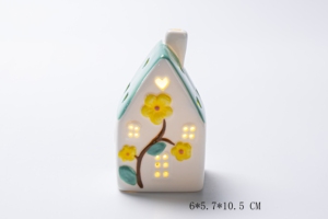 Adorabili Casette in Ceramica Stile Art Déco Minimalista, Figurine da Tavolo Mobili per Decorazione Casa, Regalo di Laurea e Compleanno - Product Image 2