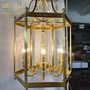 Zhongshan Moderne Pur <span class=keywords><strong>Cuivre</strong></span> Lampe Luminaires Premium Lustre Pendentif Lumière De Luxe Extérieur Étanche Éclairage Suspendu - Product Image 2