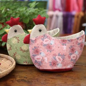 <span class=keywords><strong>Patchwork</strong></span> DIY bordir buatan tangan bahan tas penyimpanan <span class=keywords><strong>Patchwork</strong></span> boneka ayam - Product Image 2