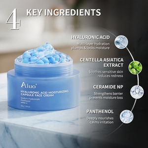 Crème hydratante pour le visage en marque propre, sans parfum, douce, réparatrice de la barrière cutanée, effet lifting instantané pour peaux sensibles - Product Image 2