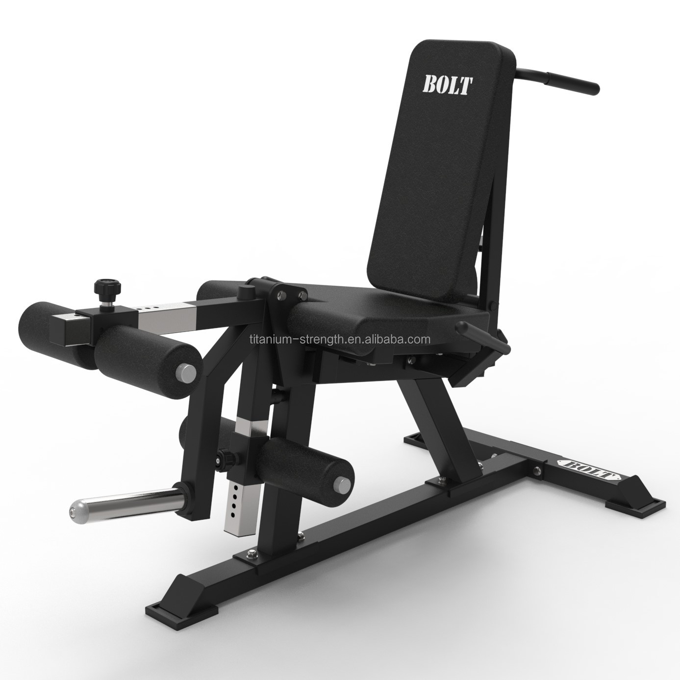 W4052 Commercial Bench Leg Extension Curl Combo