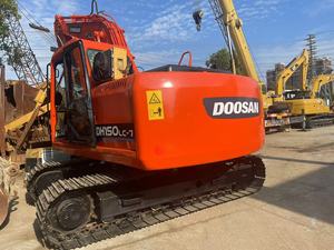 รถขุดตีนตะขาบ Doosan DH150LC-7 มือสอง ขนาด 15 ตัน รุ่นปี 2022 วาล์วไฮดรอลิก Kawasaki เครื่องยนต์สำหรับงานก่อสร้างและงานดิน - Product Image 2