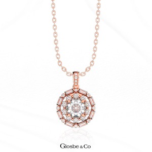 Colgante Redondo de Diamante Moissanita Sintético (cultivado en laboratorio) de Plata de Vietnam, 7.5 mm, Collares - Product Image 3