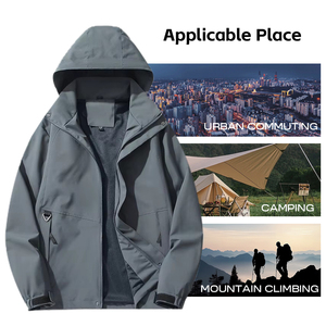 Outdoor Hiking Work Unisex Sports Jacket Waterproof Wind Coat Casual Outerwear Running Jacket <strong>Windbreaker</strong> For Men And Women - Product Image 2