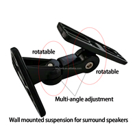 Altavoz profesional de pared con soporte ajustable para tarjetas, columna de sonido envolvente colgante