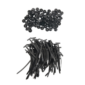 Attaches de câbles en nylon autobloquantes, lot de 100 pièces, pour câbles électriques, clips de fixation pour voiture - Product Image 5